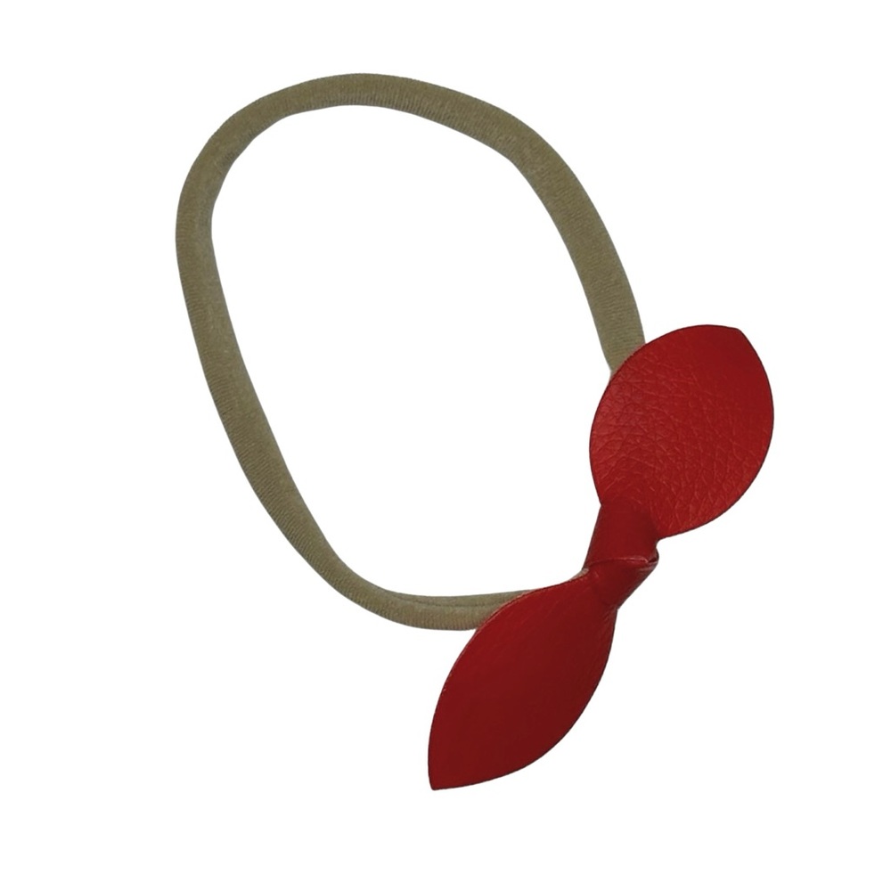 Red Bow Headband‎